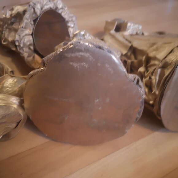 VTG 7 Pc. Set of Folk Art Paper & Materials Painted Nativity Set - Picture 10 of 16